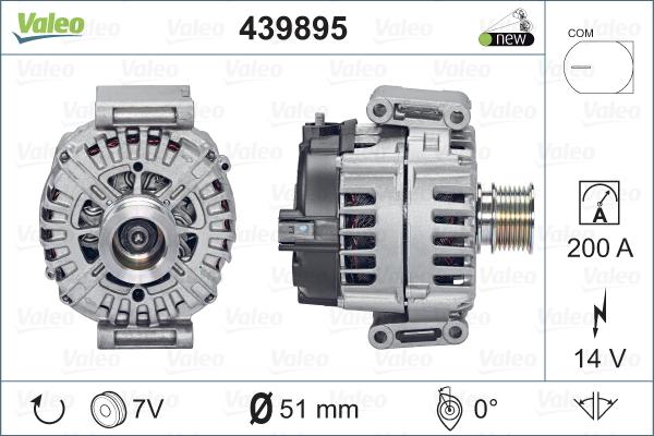 Valeo 439895 - Ģenerators autodraugiem.lv