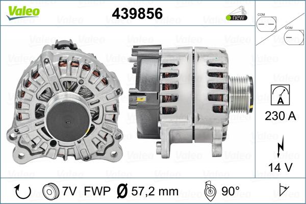 Valeo 439856 - Ģenerators autodraugiem.lv