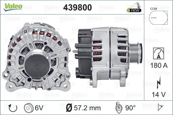 Valeo 439800 - Ģenerators autodraugiem.lv