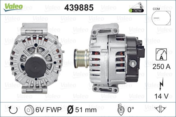 Valeo 439885 - Ģenerators autodraugiem.lv
