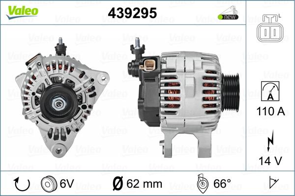 Valeo 439295 - Ģenerators autodraugiem.lv