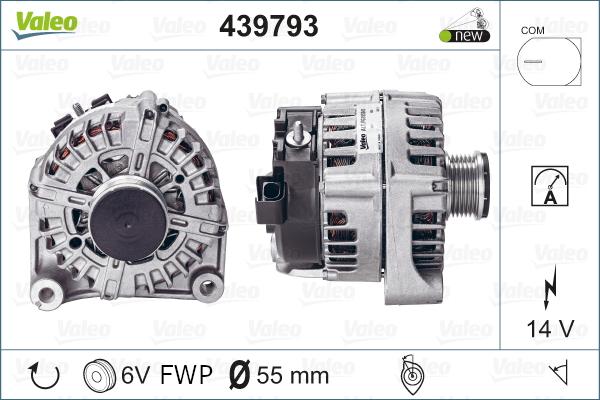 Valeo 439793 - Ģenerators autodraugiem.lv