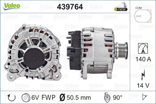 Valeo 439764 - Ģenerators autodraugiem.lv