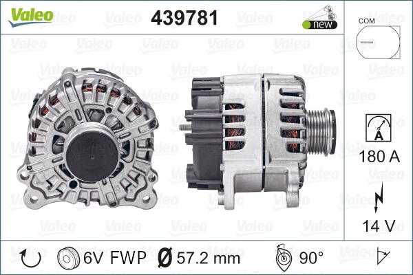 Valeo 439781 - Ģenerators autodraugiem.lv