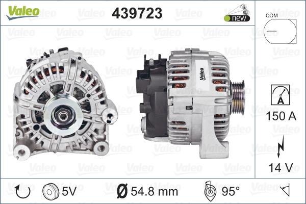 Valeo 439723 - Ģenerators autodraugiem.lv