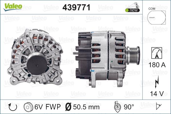 Valeo 439771 - Ģenerators autodraugiem.lv