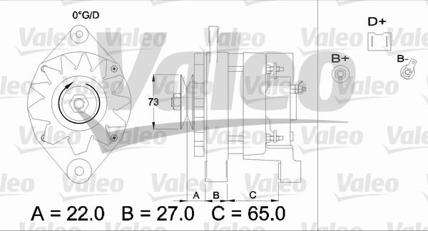 Valeo 436453 - Ģenerators autodraugiem.lv