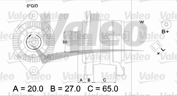 Valeo 436463 - Ģenerators autodraugiem.lv