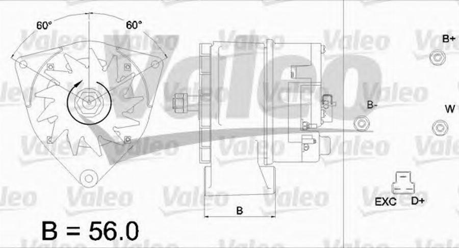 Valeo 436 419 - Ģenerators autodraugiem.lv