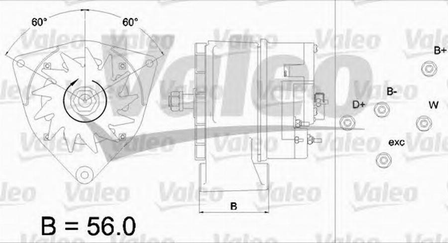 Valeo 436 414 - Ģenerators autodraugiem.lv