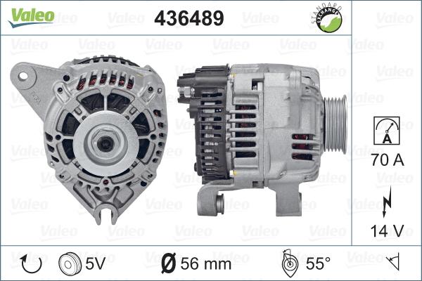 Valeo 436489 - Ģenerators autodraugiem.lv