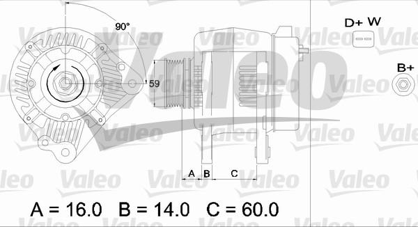 Valeo 436483 - Ģenerators autodraugiem.lv