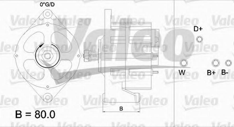 Valeo 436431 - Ģenerators autodraugiem.lv