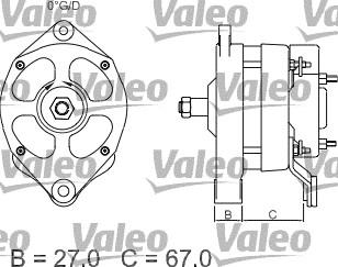 Valeo 436433 - Ģenerators autodraugiem.lv