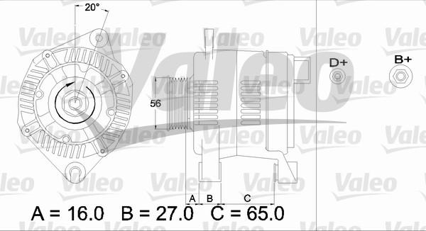 Valeo 436474 - Ģenerators autodraugiem.lv