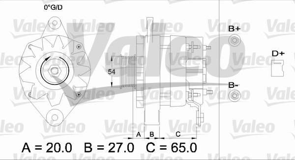 Valeo 436473 - Ģenerators autodraugiem.lv