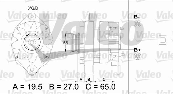 Valeo 436594 - Ģenerators autodraugiem.lv