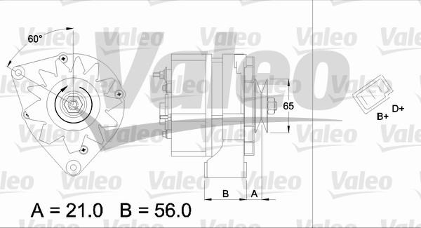 Valeo 436556 - Ģenerators autodraugiem.lv