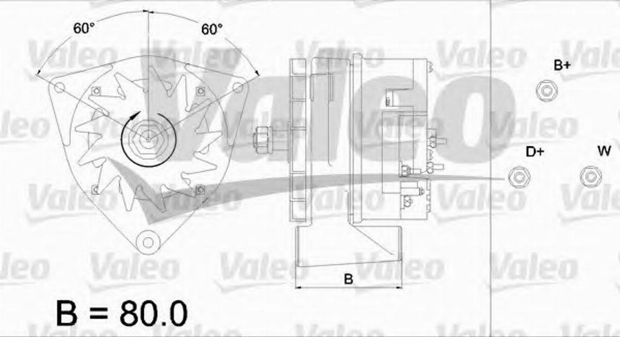 Valeo 436557 - Ģenerators autodraugiem.lv