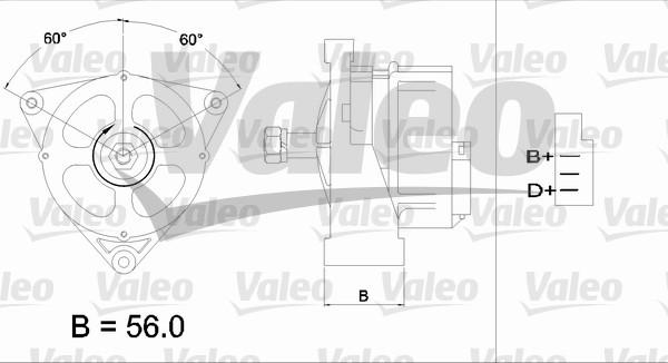 Valeo 436561 - Ģenerators autodraugiem.lv