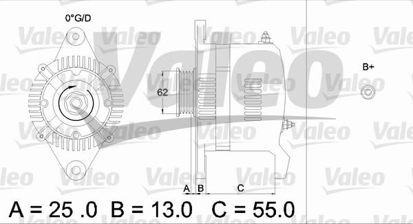 Valeo 436503 - Ģenerators autodraugiem.lv