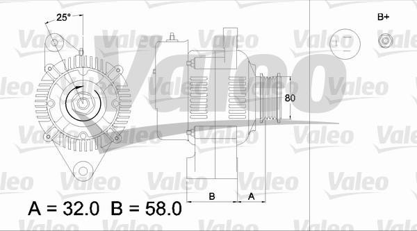 Valeo 436514 - Ģenerators autodraugiem.lv