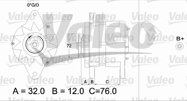 Valeo 436535 - Ģenerators autodraugiem.lv