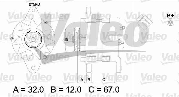 Valeo 436525 - Ģenerators autodraugiem.lv