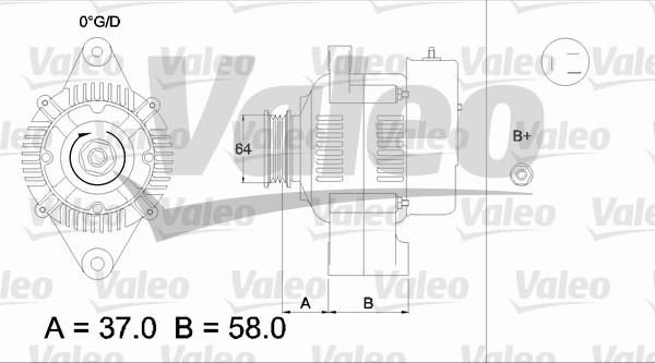 Valeo 436520 - Ģenerators autodraugiem.lv