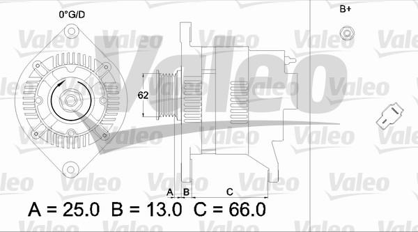 Valeo 436528 - Ģenerators autodraugiem.lv