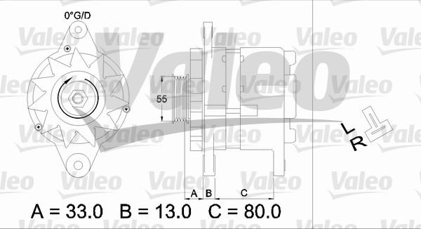 Valeo 436523 - Ģenerators autodraugiem.lv