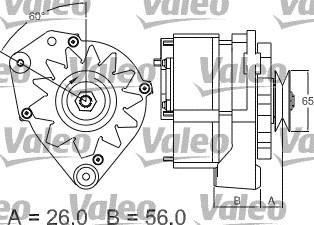 Valeo 436576 - Ģenerators autodraugiem.lv