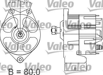 Valeo 436572 - Ģenerators autodraugiem.lv