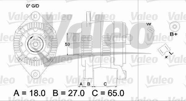 Valeo 436656 - Ģenerators autodraugiem.lv