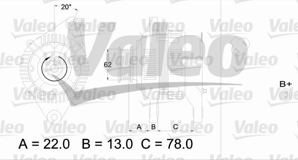 Valeo 436609 - Ģenerators autodraugiem.lv
