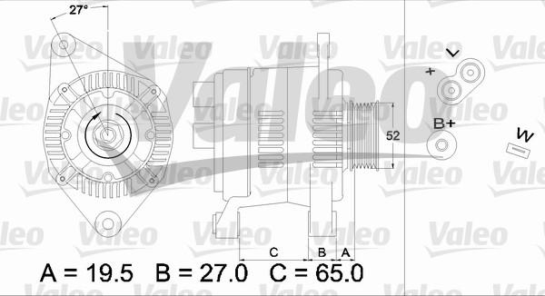 Valeo 436616 - Ģenerators autodraugiem.lv