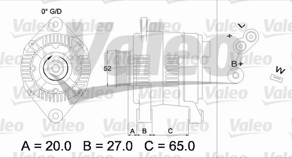 Valeo 436617 - Ģenerators autodraugiem.lv