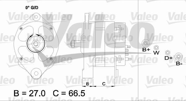 Valeo 436680 - Ģenerators autodraugiem.lv