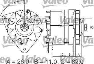 Valeo 436687 - Ģenerators autodraugiem.lv