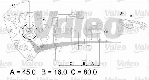 Valeo 436623 - Ģenerators autodraugiem.lv