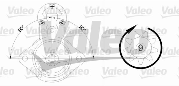 Valeo 436040 - Starteris autodraugiem.lv