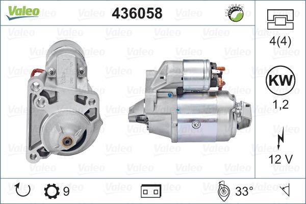 Valeo 436058 - Starteris autodraugiem.lv