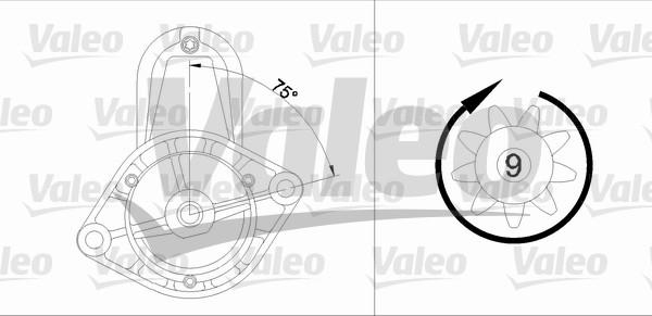 Valeo 436053 - Starteris autodraugiem.lv