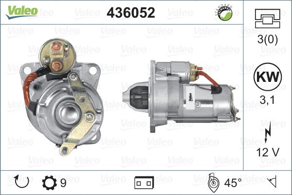 Valeo 436052 - Starteris autodraugiem.lv