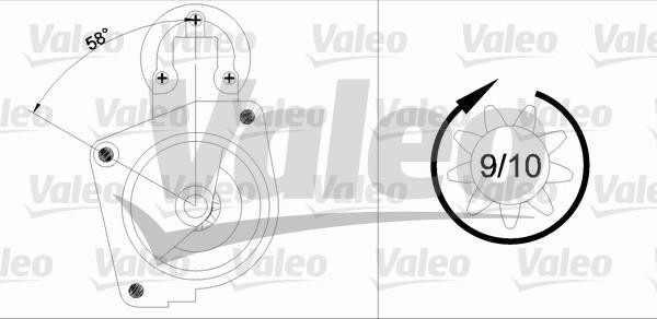 Valeo 436008 - Starteris autodraugiem.lv