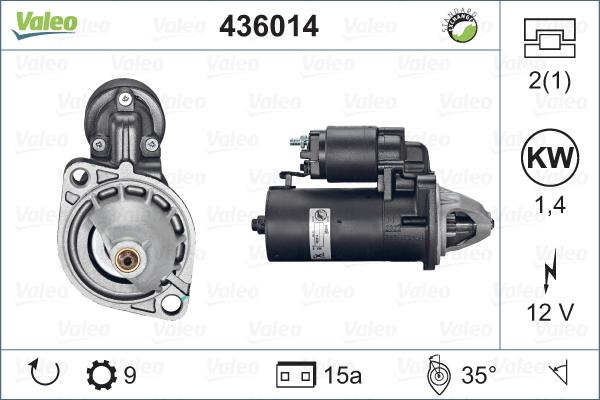 Valeo 436014 - Starteris autodraugiem.lv