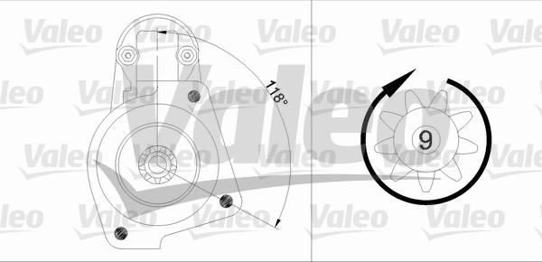 Valeo 436016 - Starteris autodraugiem.lv