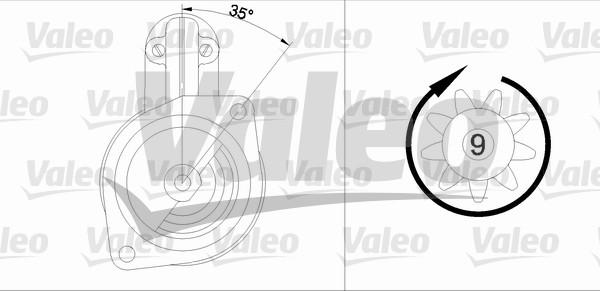 Valeo 436010 - Starteris autodraugiem.lv