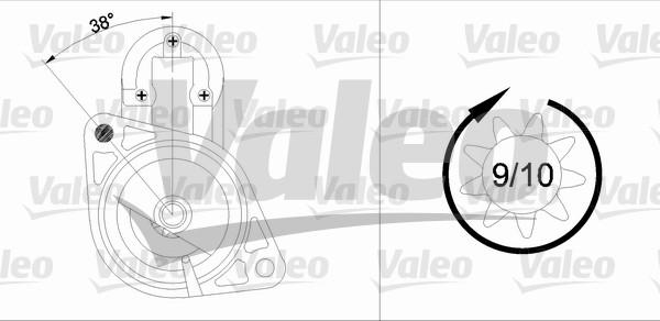 Valeo 436034 - Starteris autodraugiem.lv