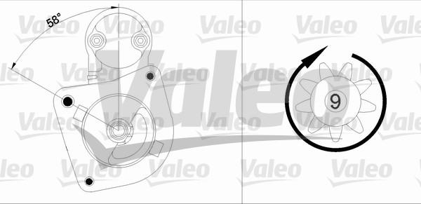 Valeo 436026 - Starteris autodraugiem.lv